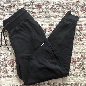 Women’s Nike Black Joggers with White Logo